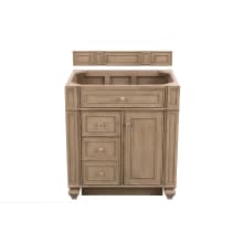 Bristol 30" Single Basin Hardwood Vanity Cabinet Only