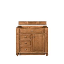 Bristol 36" Single Basin Hardwood Vanity Cabinet Only