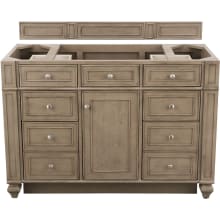 Bristol 48" Single Basin Hardwood Vanity Cabinet Only