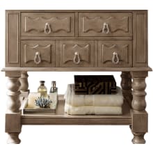 Castilian 35" Single Free Standing Wood Vanity Cabinet Only - Less Vanity Top