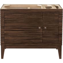 Linear 36" Single Basin Hardwood Vanity Cabinet Only