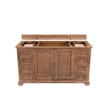Providence 60" Single Free Standing Wood Vanity Cabinet Only - Less Vanity Top