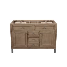 Chicago 48" Free Standing or Wall Mounted Single Basin Poplar Wood Vanity Cabinet Only