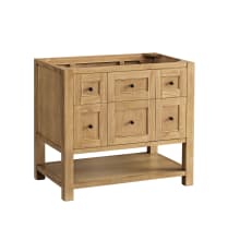 Breckenridge 36" Single Basin Wood Vanity Cabinet Only with USB Port and Electrical Outlet