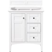 Palisades 29" Single Free Standing Wood Vanity Cabinet Only - Less Vanity Top