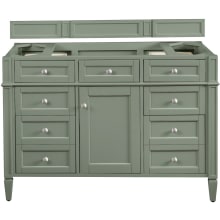 Brittany 47" Single Basin Poplar Wood Vanity Cabinet Only
