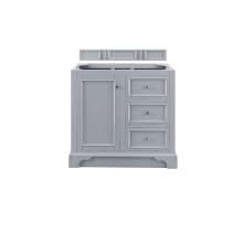 De Soto 36" Single Free Standing Wood Vanity Cabinet Only - Less Vanity Top
