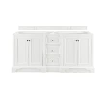 De Soto 74" Double Free Standing Wood Vanity Cabinet Only - Less Vanity Top
