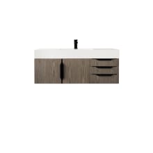 Columbia 48" Wall Mounted Single Basin Vanity Set with Cabinet and Stone Composite Vanity Top