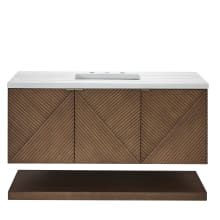 Marcello 48" Free Standing Vanity Set with Cabinet and Arctic Fall Solid Surface Vanity Top