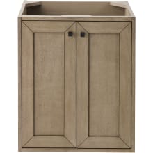 Chianti 24" Wall Mounted Single Basin Hardwood Vanity Cabinet Only