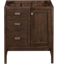 Addison 30" Single Basin Hardwood Vanity Cabinet Only