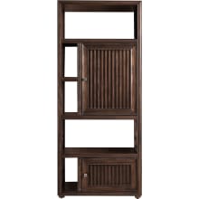 Athens 70-7/8" Wood Free Standing Bathroom Linen Tower
