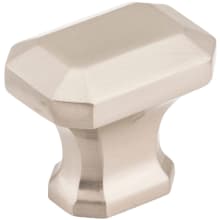 Ella 1-1/4" Rectangular Elegant Faceted Emerald Cut Cabinet Knob / Drawer Knob