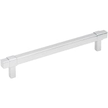 Zane 6-5/16" (160mm) Center to Center Square Bar Cabinet Handle / Drawer Pull