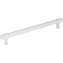 Zane 7-9/16" (192mm) Center to Center Square Bar Cabinet Handle / Drawer Pull