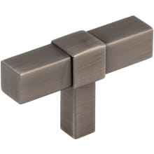 Zane 2" Square T Bar Cabinet Knob / Drawer Knob