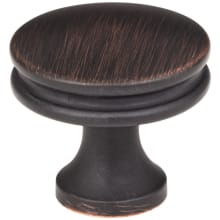 Marie 1-1/4" Round Concave Edge Flat Mushroom Cabinet Knob / Drawer Knob