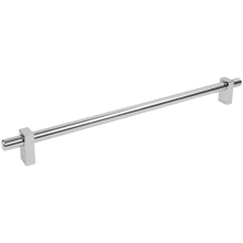 Larkin 18" Center to Center Modern Industrial Smooth Appliance Bar Handle / Appliance Bar Pull - Split Finish