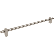 Larkin 18" Center to Center Modern Industrial Smooth Appliance Bar Handle / Appliance Bar Pull - Split Finish