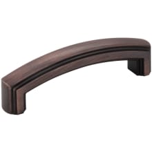 Delgado 3-3/4" Center to Center Contemporary Linear Stepped Cabinet Handle / Drawer Pull