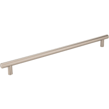 Key West 18-7/8" Center to Center Classic Smooth Round Oversized Large Cabinet Bar Handle / Drawer Bar Pull