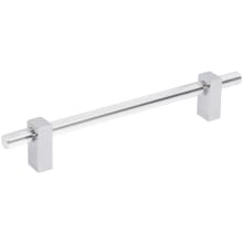 Spencer 6-5/16" (160 mm) Center to Center Acrylic Clear Cabinet Bar Handle / Drawer Bar Pull