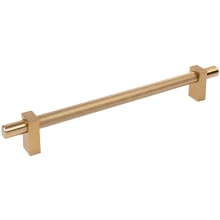 Larkin Center Knurled 12" Center to Center Modern Industrial Bar Appliance Pull / Appliance Bar Handle