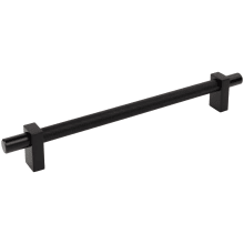 Larkin Center Knurled 18" Center to Center Modern Industrial Appliance Bar Handle / Appliance Bar Pull