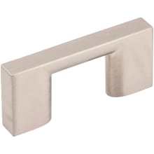 Sutton 1-1/4" (32 mm) Center to Center Squared Sleek Small Cabinet Bar Handle / Drawer Bar Pull