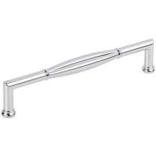 Southerland 6-5/16" (160mm) Center to Center Traditional Ridged Barrel Cabinet Handle / Drawer Pull