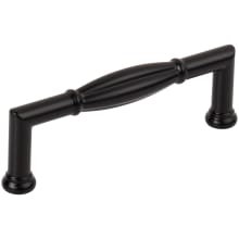 Southerland 3-3/4" (96mm) Center to Center Traditional Ridged Barrel Cabinet Handle / Drawer Pull