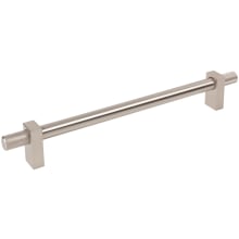 Larkin Outer Knurled 12" Center to Center Modern Industrial Appliance Bar Handle / Appliance Bar Pull