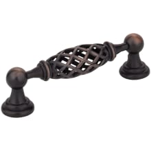 Tuscany 3-3/4 Inch Center to Center Birdcage Cabinet Pull