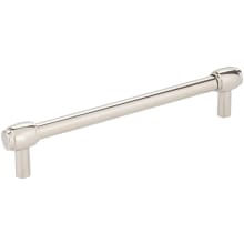 Hayworth 6-5/16" Inch Center to Center Modern Industrial Pipe Bar Style Cabinet Handle / Drawer Bar Pull