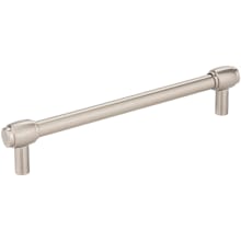Hayworth 6-5/16" Inch Center to Center Modern Industrial Pipe Bar Style Cabinet Handle / Drawer Bar Pull