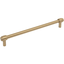 Hayworth 8-13/16" (224mm) Center to Center Modern Industrial Pipe Bar Style Large Cabinet Handle / Drawer Bar Pull with Mounting Hardware