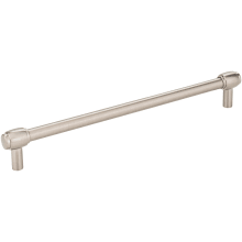Hayworth 8-13/16" (224mm) Center to Center Modern Industrial Pipe Bar Style Large Cabinet Handle / Drawer Bar Pull with Mounting Hardware
