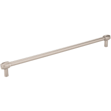 Hayworth 12" Center to Center Modern Industrial Pipe Bar Style Large Cabinet Handle / Drawer Bar Pull with Mounting Hardware