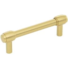 Hayworth 3-3/4" Center to Center Modern Industrial Pipe Bar Style Cabinet Handle / Drawer Bar Pull with Mounting Hardware