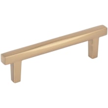 Whitlock 3-3/4" Center to Center Contemporary Square Bar Cabinet Handle / Drawer Pull