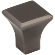 Marlo 7/8" Contemporary Curved Square Button Cabinet / Drawer Knob