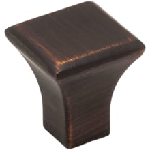 Marlo 7/8" Contemporary Curved Square Button Cabinet / Drawer Knob