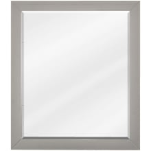 Cade 28" x 24" Rectangular Framed Beveled Edge Bathroom Vanity Wall Mirror
