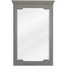 Chatham 34" x 22" Rectangular Framed Wall Mounted Bathroom Vanity Mirror with Beveled Mirror Edge