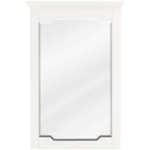 Chatham 34" x 22" Rectangular Framed Wall Mounted Bathroom Vanity Mirror with Beveled Mirror Edge