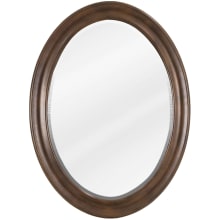 Clairemont 32" x 24" Traditional Oval Framed Bathroom Vanity Wall Mirror with Beveled Mirror Edge - FINAL SALE - Clearance