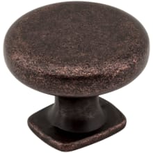 Belcastel 1 - 1-3/8 Inch Traditional Classic Round Mushroom Cabinet Knob with Square Platform Base