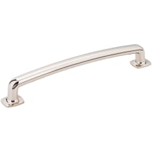 Belcastel 1 - 6-5/16" (160 mm) Center to Center Soft Square Cabinet Handle / Drawer Pull with Square Feet
