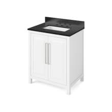 Cade 30" Free Standing Vanity Set with Cabinet and Granite Vanity Top